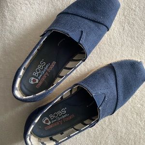 Bobs navy espadrilles